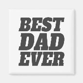 Einfache Beste Vater je Vater | Magnet (Vorne)