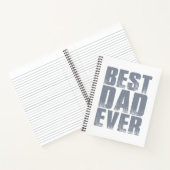 Einfache Beste Vater je Vater | Notebook Notizblock (Innenseite)