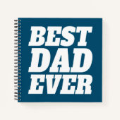 Einfache Beste Vater je Vater | Notebook Notizblock (Vorderseite)