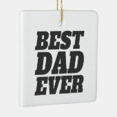 Einfache Beste Vater je Vater | Ornament (Rechts)