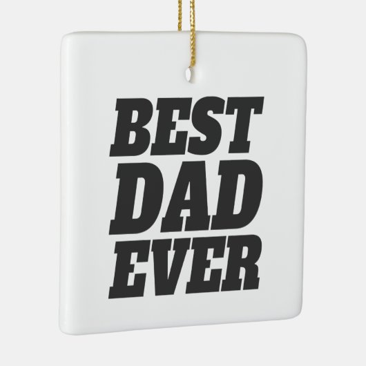 Einfache Beste Vater je Vater | Ornament (Rechts)