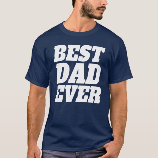Einfache Beste Vater je Vater | SHIRT (Vorderseite)