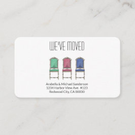 Einfache Bewegungshinweise Minimalistisch Begleitkarte