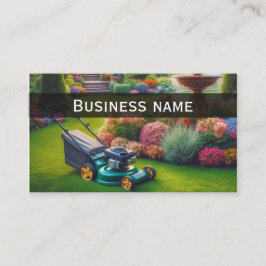 Einfache, bezaubernde Gartenlaichkarte - Business Visitenkarte