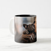 Einfache Bezeichnung des Fotos Zweifarbige Tasse (Vorderseite Links)