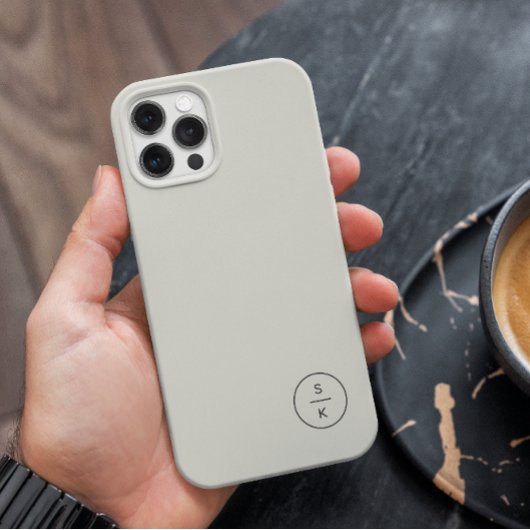 Einfache Bezeichnung für moderne Monogramme Case-Mate iPhone Hülle