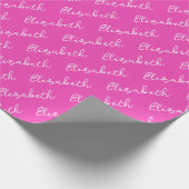 Einfache Bezeichnung für Skripte Personalisiert ro Geschenkpapier (Ecke)