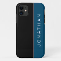 Einfache Bezeichnung Maskuline Farbblock Schwarz u