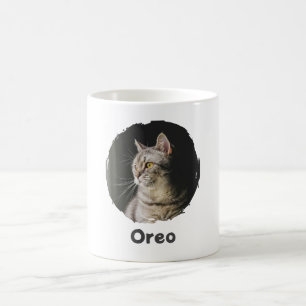 Einfache Bezeichnung Minimalistische Katzen Liebha Kaffeetasse