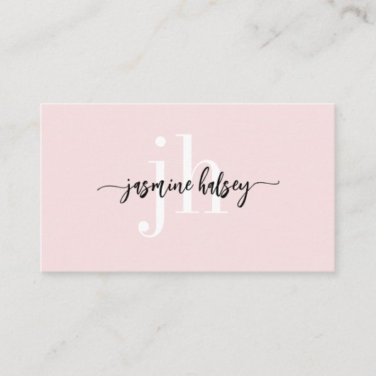 Einfache Bezeichnung und erste Visitenkarte in Ros (Vorderseite)