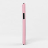 Einfache Bezeichnung und Initialen Rosa und Weiß Case-Mate iPhone Hülle (Hinten/Rechts)