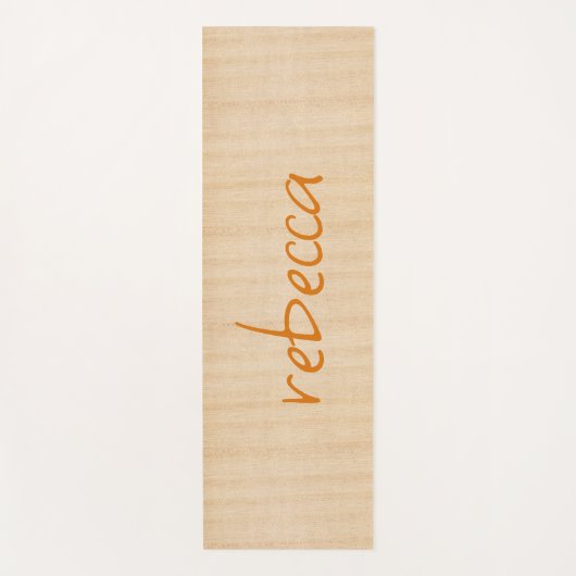 Einfache Bezeichnung Yogamatte (Vorderseite)