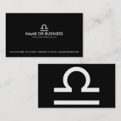 einfache Bibliothek Visitenkarte (Vorne/Hinten)