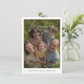 Einfache biblische Wundern Weihnachten Religiöses (Stehend Vorderseite)