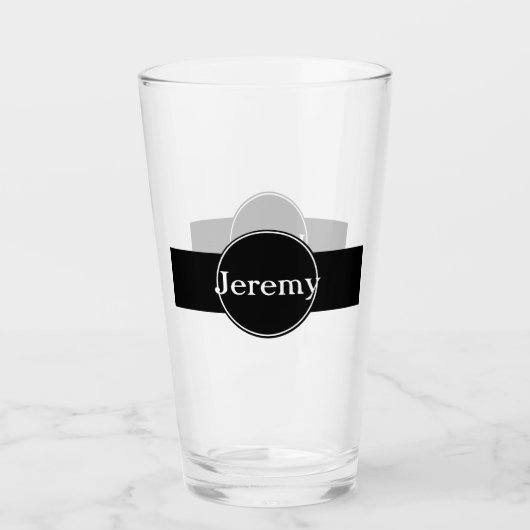 Einfache Bierglas Glas (Vorderseite)