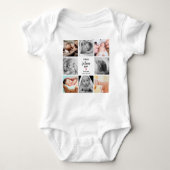 Einfache Bildersammlung des ersten Vaters | Daddy Baby Strampler (Vorderseite)