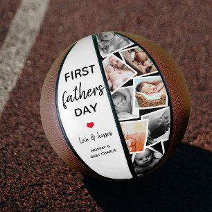 Einfache Bildersammlung des ersten Vaters   Daddy Basketball