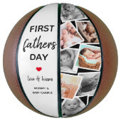 Einfache Bildersammlung des ersten Vaters | Daddy Basketball (Vertikal)