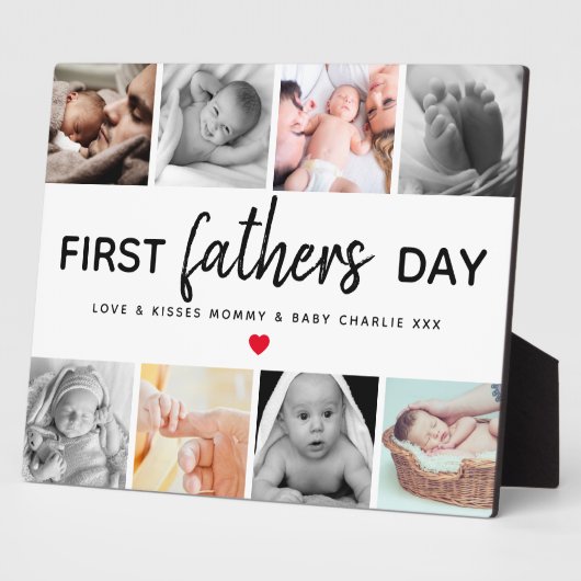 Einfache Bildersammlung des ersten Vaters | Daddy Fotoplatte (Seite)