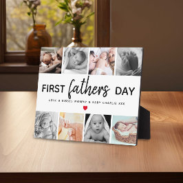 Einfache Bildersammlung des ersten Vaters | Daddy Fotoplatte