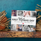 Einfache Bildkollektion zum Ersten Muttertag Fotoplatte (Seite)