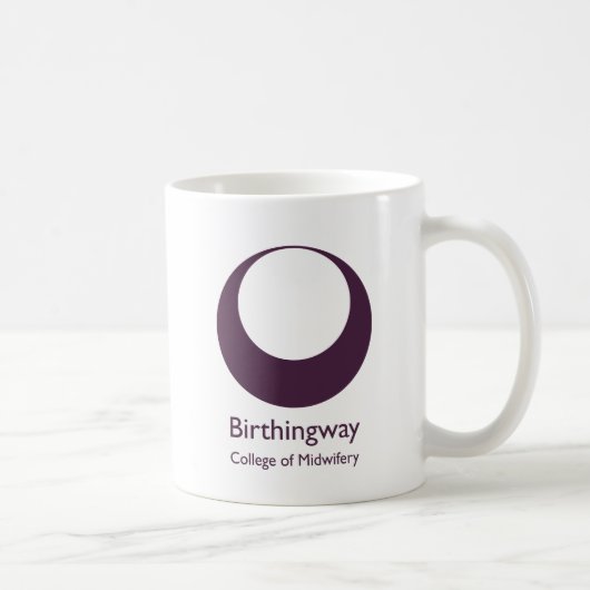 Einfache Birthingway Logo-Tasse Kaffeetasse (Rechts)