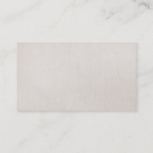 Einfache Black Accountant-CPA-Visitenkarte Visitenkarte (Rückseite)