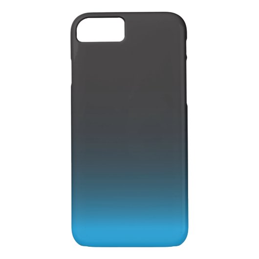 Einfache Black and Blue iPhone 7 Fall Case-Mate iPhone Hülle (Rückseite)