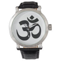 Einfache Black Om Symbol Yoga Meditation Zen