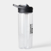 Einfache Black Super Vater Kid's Water Flasche (Rechts)