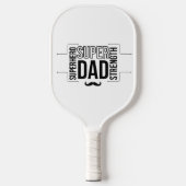 Einfache Black Super Vater Pickleball Paddle (Vorderseite)
