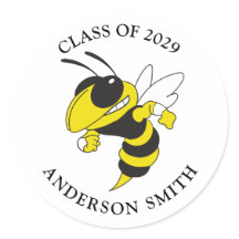 Einfache Black Yellow Jacket Klasse des Abschlusse