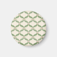 Einfache Blätter Blume Grid-Muster