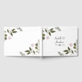 Einfache Blätter Gästebuch (Voll)