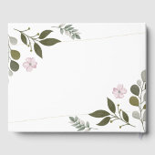 Einfache Blätter Gästebuch (Rückseite)