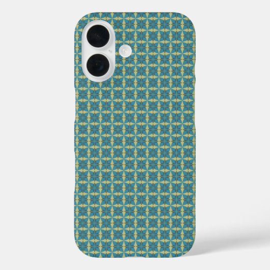 Einfache Blätter in blau Case-Mate iPhone Hülle (Rückseite)