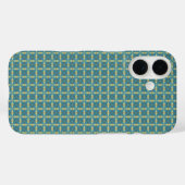 Einfache Blätter in blau Case-Mate iPhone Hülle (Rückseite (Horizontal))