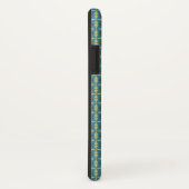 Einfache Blätter in blau Case-Mate iPhone Hülle (Hinten/Rechts)