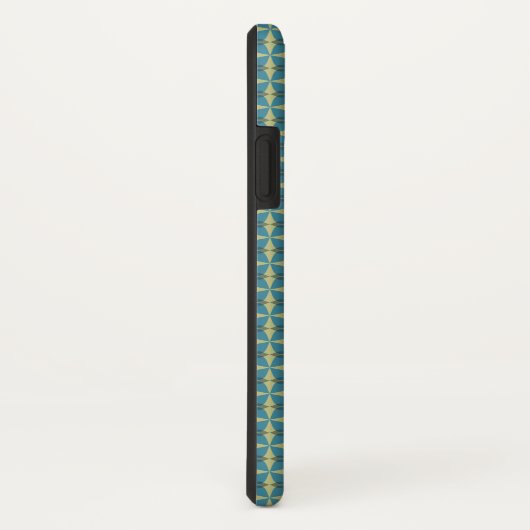 Einfache Blätter in blau Case-Mate iPhone Hülle (Hinten/Rechts)