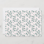 Einfache Blätter mit Foto der Kreuzheiligen Kommun Einladung (Rückseite)