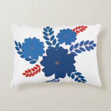 Einfache Blaublumen Vektorgestaltung