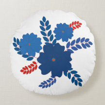 Einfache Blaublumen Vektorgestaltung