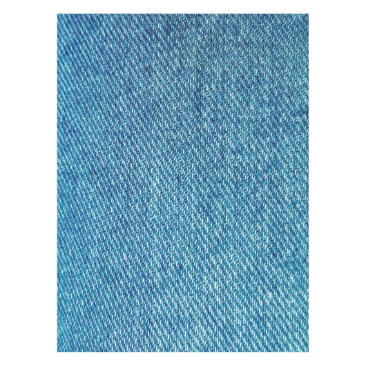 Einfache blaue Jeans Denim Textile Textur| Tischdecke (Vorderseite)