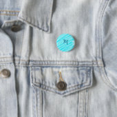 einfache blaue Wasserfarblinien fügen Sie Ihr Mono Button (Beispiel)
