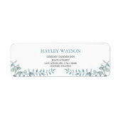 Einfache Blauer Wasserfarbenfolie (Vorne)