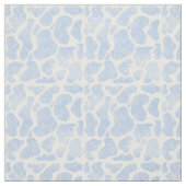 Einfache blauweiße große Kuh-Spots Tiermuster Stoff (Muster)