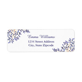 Einfache Blue-Nature-Adressenkennzeichnungen