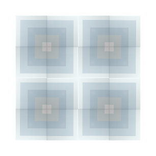 Einfache Blue Shades Quarter Square Shape Design C Fliese