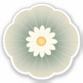 Einfache Blume Aufkleber (Vorderseite)