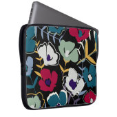 Einfache Blume, Blätter, endlose Tapeten Laptopschutzhülle (Vorne Rechts)